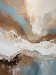 Abstrakter Bergfluss