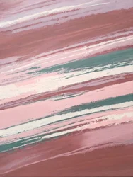 Blush Teal Abstrakte Striche