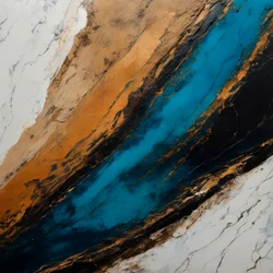 Tiefblauer Canyonfluss