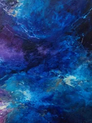 Elektrisch Blaue Nebel