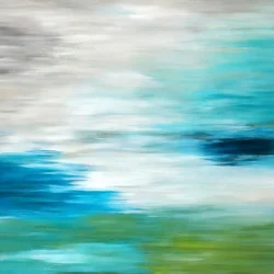 Gelassene Abstrakte Landschaft