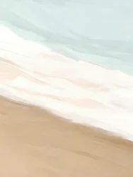 Sanfte Strandwellen