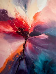 Lebhafter Abstrakter Baum