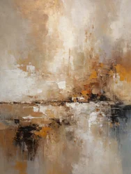 Warmer Erdiger Abstrakter Horizont