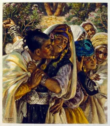 Illustration von Dinet aus 