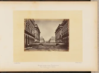 Barrikade der Föderierten, Place Vendôme und Rue Castiglione