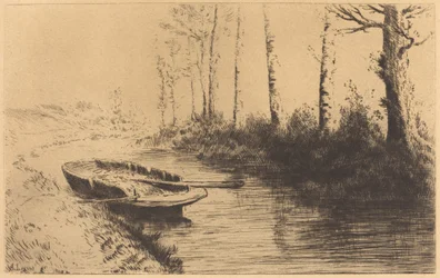 Kanal im Morgenlicht (Le canal: Effet du matin)