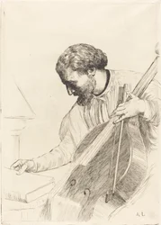 Kontrabassspieler (Le joueur de contre-basse)