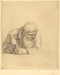 Neugieriger Mann