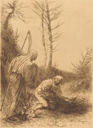 Der Tod und der Holzfäller, 2. Platte (Le mort et le bûcheron)