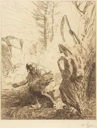 Der Tod und der Holzfäller, 3. Tafel