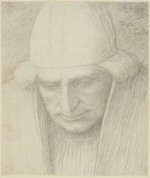 Älterer Mann mit Mütze