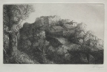 Landschaft (mit Gebäuden)