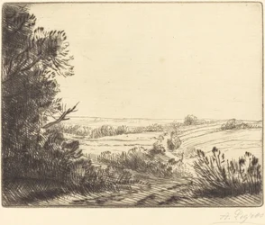 Landschaft: Straße nach Horville