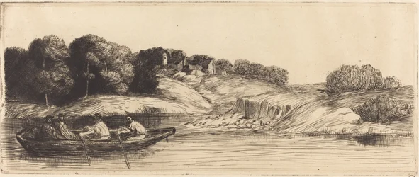 Landschaft mit Boot, 1. Platte