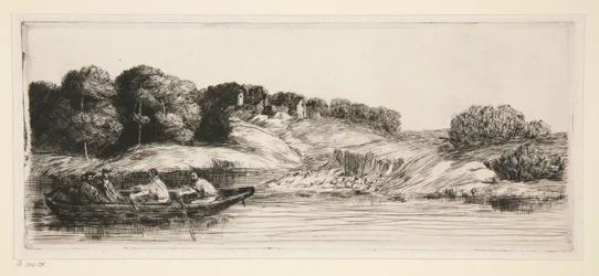 Le paysage au bateau