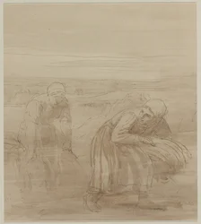 Die Ährenleserinnen, 1800er Jahre
