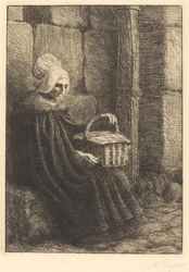 Bäuerin von Boulogne (Paysanne des environs de Boulogne dite La femme au panier)