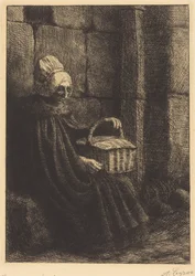 Bäuerin von Boulogne (Paysanne des environs de Boulogne dite La femme au panier)