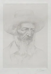 Porträt von Alfred Lord Tennyson
