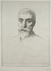 Porträt von Sir Hiram S. Maxim