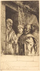 Heiliger Petrus und Heiliger Paulus an der Tür von Bonhomme Misere