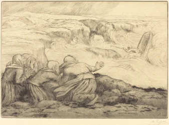Kleines Boot in Gefahr Barque en peril