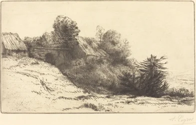 Ansicht eines Bauernhofs, 2. Platte La ferme du Bienheureux