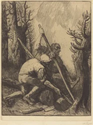 Holzfäller, 3. Platte Les bucherons
