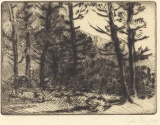 Wälder im Wintersonne, 2. Tafel