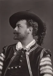 Porträt von Victor Maurel (1848-1923) französischer Bariton als Don Giovanni von Mozart - Fotografie von Alphonse Justin Liebert (1827-1914)