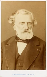 Porträt des Komponisten Ambroise Thomas 1811-1896