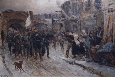 Deutsche Parlamentarier betraten Belfort am 16. Februar 1871, 1884