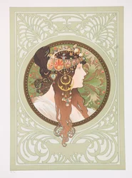 Byzantinische Köpfe: Brünette, 1897