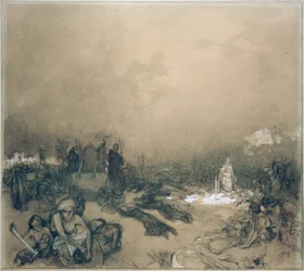 Nach der Schlacht auf dem Berge Vítkov