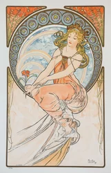 Gemälde aus der Serie Die Künste, 1898