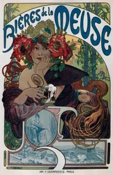 Plakat für die Bières de la Meuse, 1897