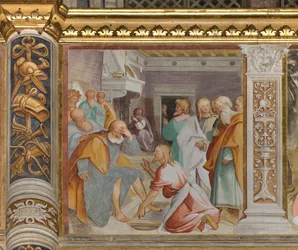 Chor, Siebter Südspan, Fußwaschung