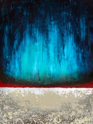 Abstraktes Blaues Leuchten