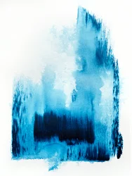 Tiefblaue Abstraktion