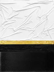 Elegantes Gold-Schwarz-Weiß