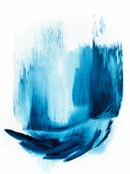 Flüssiges Blau Abstrakt