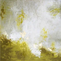 Goldenes Grünes Abstrakt