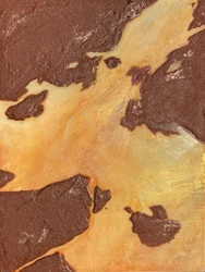 Flüssige Goldlandschaft