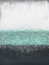Funkelnder Teal-Horizont