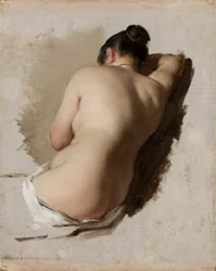 Studie eines Aktes, um 1850