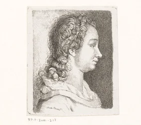 Porträt der Frau des Künstlers Georg Friedrich Schmidt