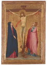 Die Kreuzigung mit der Madonna und dem Heiligen Johannes dem Evangelisten