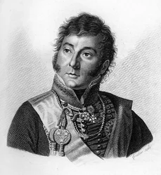 Guillaume Joseph Nicolas Lafon Blaniac (1773-1833) - in „Porträts der französischen Generäle nach den Siegen und Eroberungen der Franzosen“. Graviert von Ambroise Tardieu 1818. Stella Sammlung