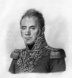 Pierre Joseph Habert (1773-1825) - in „Portraits des généraux français en suite les victoires et conquêtes des Français“. Graviert von Ambroise Tardieu 1818. Stella Sammlung.